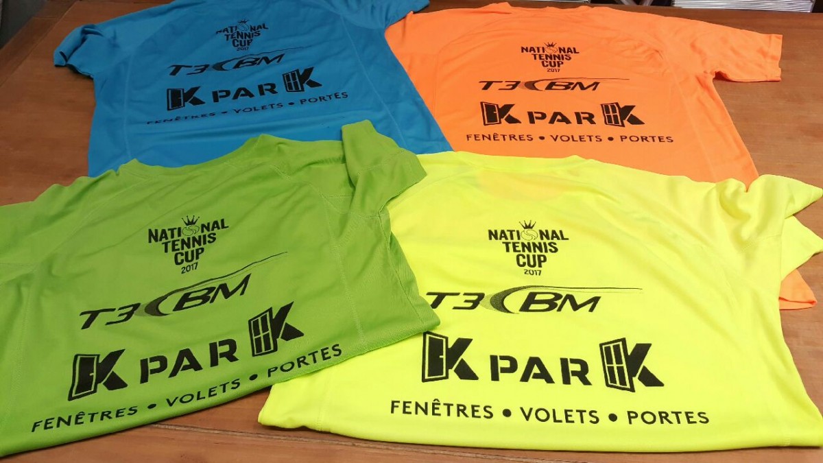 T-shirts KparK Tennis club des Coteaux de la CÃ¨ze